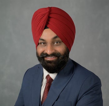 Portrait of Harpreet Singh Jutlay, Associate.